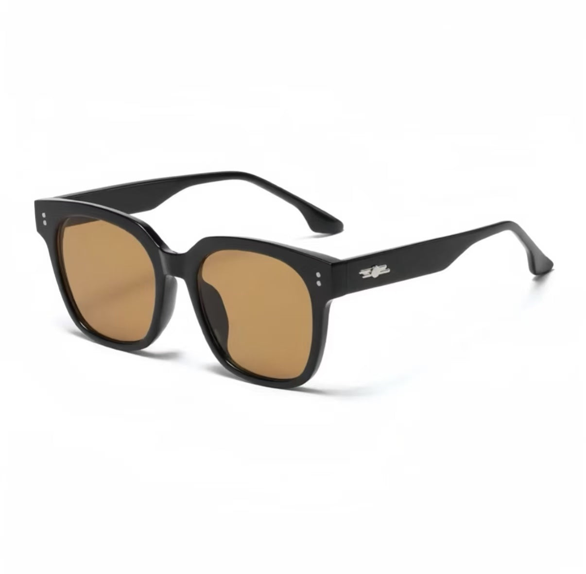 Sonnenbrille mit echte Leder Etui sowie Brillenputztuch
