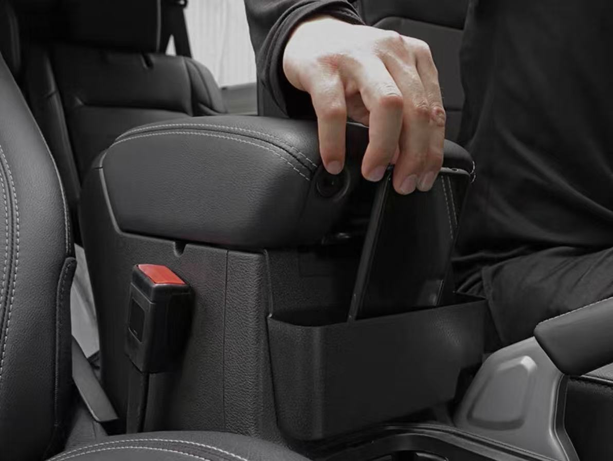 Für Jeep Wrangler JL Armlehnen Organizer | Mittelkonsole Ablagebox | Armlehner Storage Box | Robuster Kunststoff