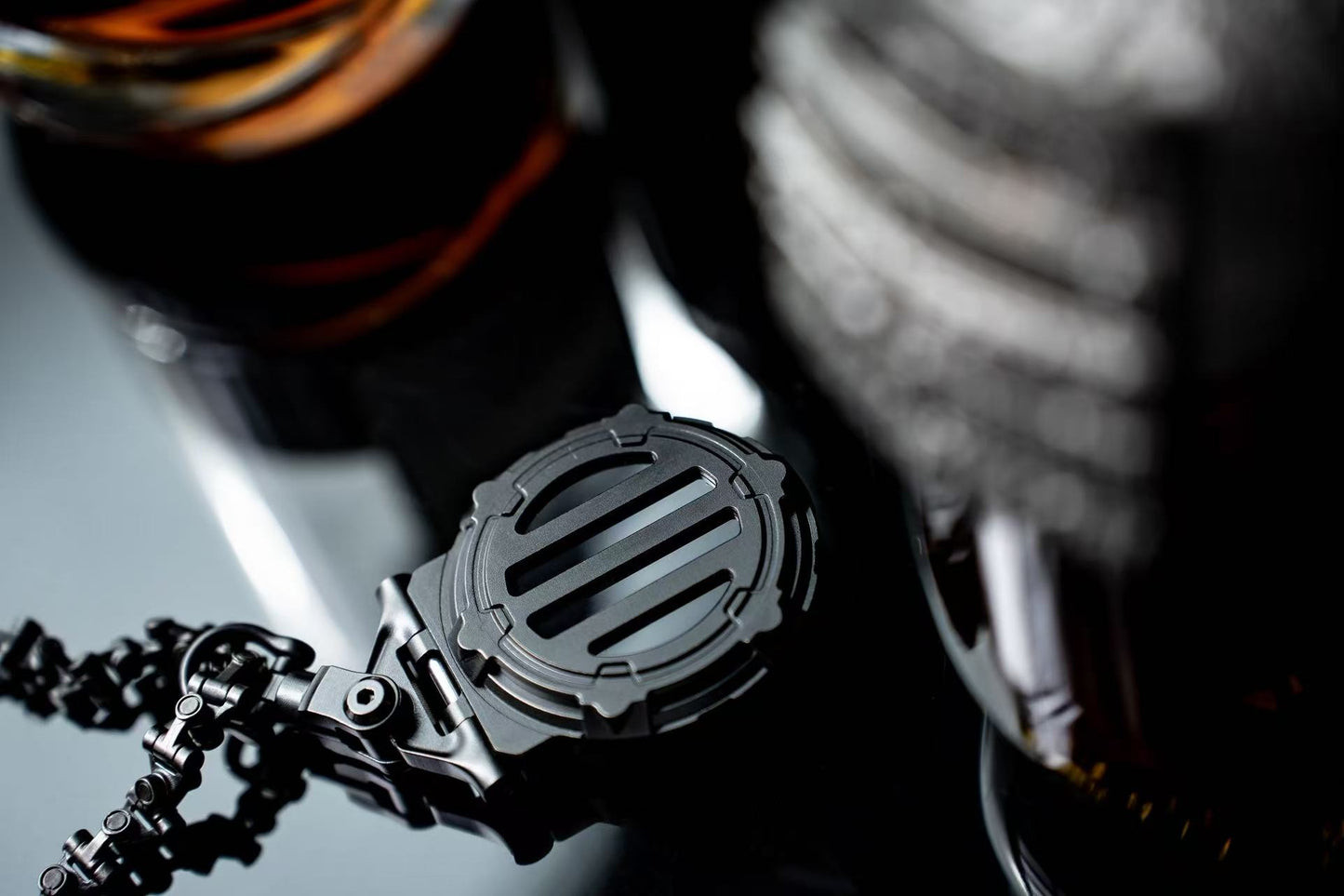 Премиальный индукционный ключ-чехол из алюминия с ЧПУ – совместим с H-D Touring, Softail и Sportster