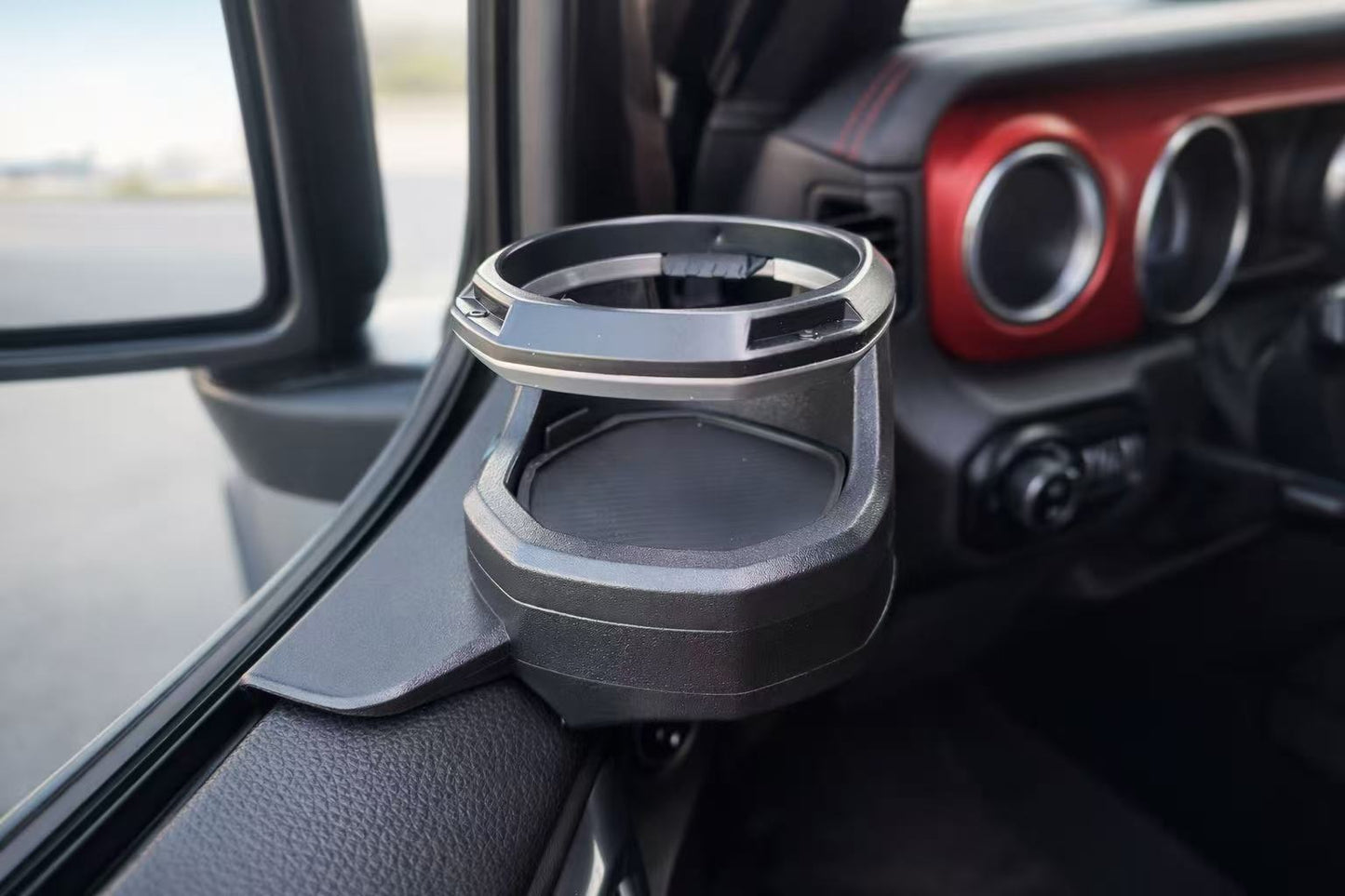 Für Jeep Wrangler JL / Gladiator JT Tür Cup Holder – Getränkehalter Fahrer / Beifahrer – Door Corner Halter