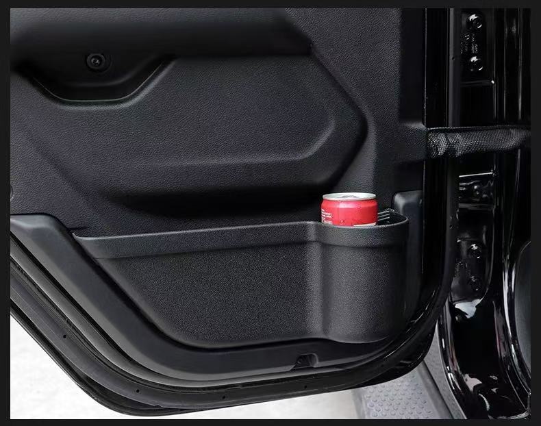 Hecktür Ablage mit Cup Holder für Jeep Wrangler JL 4-Tür – Rear Door Organizer Getränkehalter