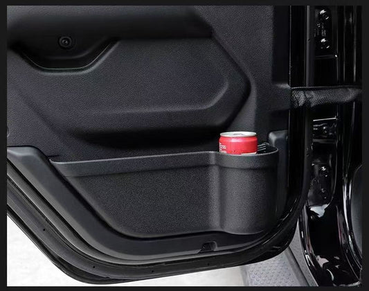 Hecktür Ablage mit Cup Holder für Jeep Wrangler JL 4-Tür – Rear Door Organizer Getränkehalter