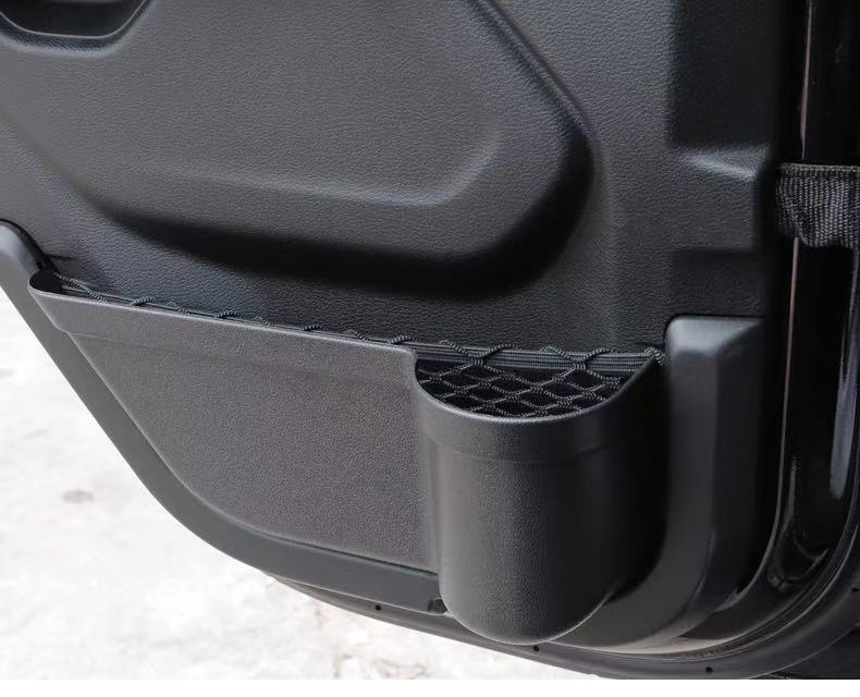 Hecktür Ablage mit Cup Holder für Jeep Wrangler JL 4-Tür – Rear Door Organizer Getränkehalter